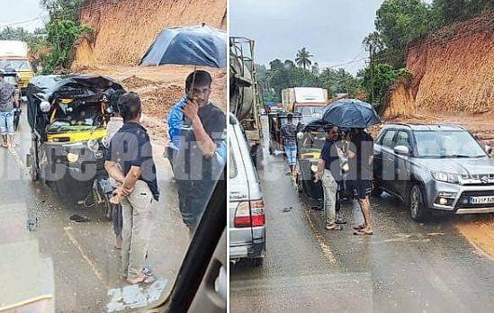 ವಿಟ್ಲ: ಆಟೋ ರಿಕ್ಷಾಕ್ಕೆ ಲಾರಿ ಡಿಕ್ಕಿ- ಚಾಲಕ ಗಂಭೀರ