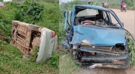 ಉಪ್ಪಿನಂಗಡಿ: ಕೂಟೇಲು ಸೇತುವೆ ಬಳಿ ಕಾರುಗಳು ಮುಖಾಮುಖಿ ಢಿಕ್ಕಿ-ಪ್ರಯಾಣಿಕರಿಗೆ ಗಾಯ