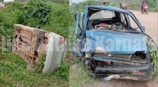 ಉಪ್ಪಿನಂಗಡಿ: ಕೂಟೇಲು ಸೇತುವೆ ಬಳಿ ಕಾರುಗಳು ಮುಖಾಮುಖಿ ಢಿಕ್ಕಿ-ಪ್ರಯಾಣಿಕರಿಗೆ ಗಾಯ