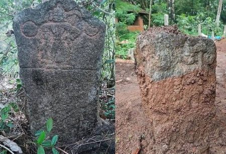 ಕುಂದಾಪುರ: ನೇರಳಕಟ್ಟೆಯಲ್ಲಿ ಎರಡು ವಾಮನ ಮುದ್ರೆ ಕಲ್ಲು ಪತ್ತೆ