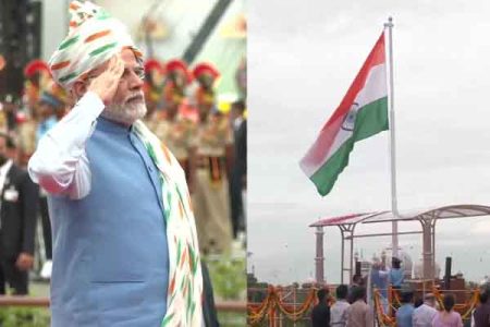 ಸ್ವಾತಂತ್ರ್ಯದ ಅಮೃತ ಮಹೋತ್ಸವ;ಕೆಂಪುಕೋಟೆಯಲ್ಲಿ ಪ್ರಧಾನಿ 9ನೇ ಬಾರಿಗೆ ಧ್ವಜಾರೋಹಣ, ಪ್ರಧಾನಿ ಸ್ವಾತಂತ್ರ್ಯ ದಿನದ ಸಂದೇಶದಲ್ಲಿ ಏನಿದೆ?