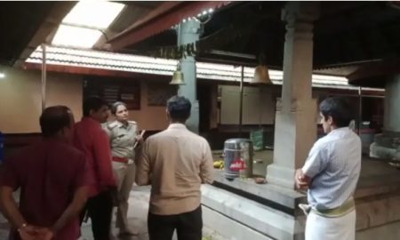 ಬೆಳ್ತಂಗಡಿಯ ವಿಷ್ಣುಮೂರ್ತಿ ದೇಗುಲದಲ್ಲಿ ಕಳವು-ಪೊಲೀಸರಿಂದ ತನಿಖೆ