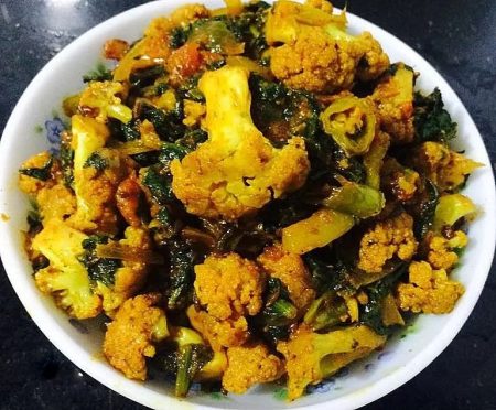 ರುಚಿಯಾದ ಪಾಲಕ್ ಗೋಬಿ ಮಾಡುವ ವಿಧಾನ