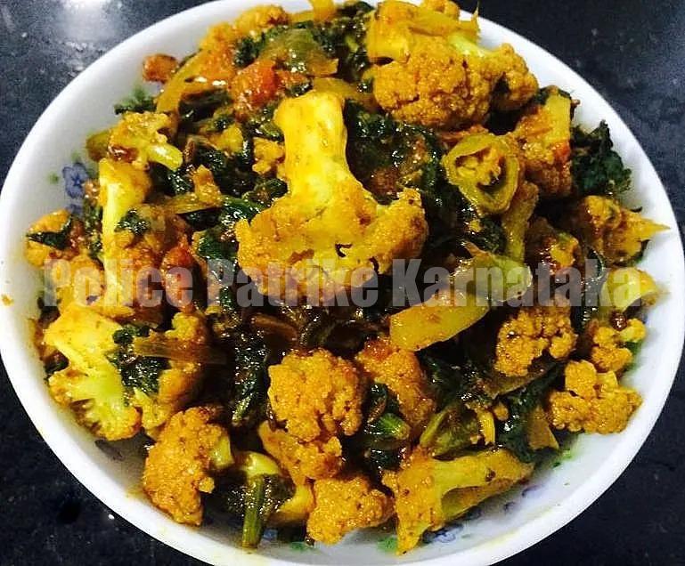 ರುಚಿಯಾದ ಪಾಲಕ್ ಗೋಬಿ ಮಾಡುವ ವಿಧಾನ
