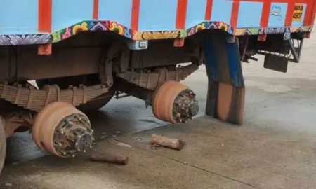 ಬೈಂದೂರು: ಶಿರೂರು ಟೋಲ್ ಗೇಟ್ ಸಮೀಪ ನಿಲ್ಲಿಸಿದ್ದ ಲಾರಿಯ 5 ಚಕ್ರ ಕಳ್ಳತನ!