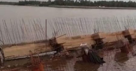 ಉಡುಪಿ:ನಿರ್ಮಾಣ ಹಂತದ ಜೆಟ್ಟಿ ಕುಸಿತ; ಮೀನುಗಾರರ ಆಕ್ರೋಶ