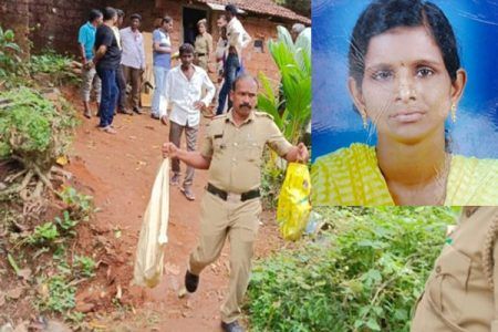 ಕುಡಿದ ಮತ್ತಿನಲ್ಲಿ ಪತ್ನಿಯನ್ನೇ ಕೊಂದ ಪಾಪಿ ಪತಿ : ತಾಯಿ ಬರ್ಬರ ಹತ್ಯೆ ಕಂಡು ಬೆಚ್ಚಿಬಿದ್ದ ಮಗ