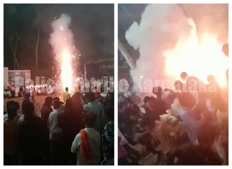 ಕಾರ್ಕಳ: ಮುಂಡ್ಕೂರು ದೇವಸ್ಥಾನದಲ್ಲಿ ಪಟಾಕಿ ಅವಘಡ – ನಾಲ್ವರಿಗೆ ಗಾಯ
