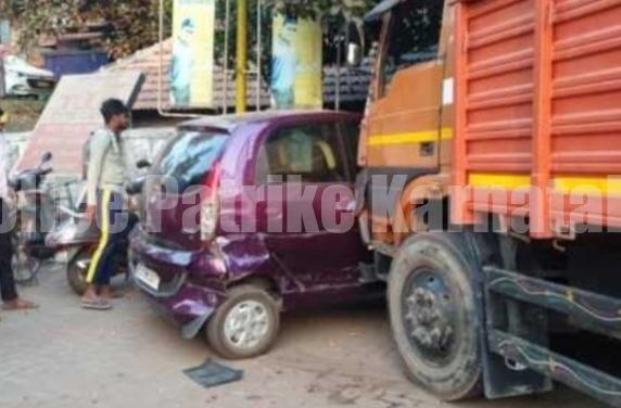 ಬಂಟ್ವಾಳ: ಚಾಲನೆ ವೇಳೆ ಲಾರಿ ಡ್ರೈವರ್ ಗೆ ಕಾಣಿಸಿಕೊಂಡ ಮೂರ್ಛೆ ರೋಗ, ಲಾರಿ ಹಲವು ವಾಹನಗಳಿಗೆ ಢಿಕ್ಕಿ