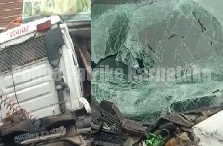 ‘ಹ್ಯಾಂಡ್ ಬ್ರೇಕ್’ ಹಾಕಲು ಮರೆತ ಲಾರಿ ಚಾಲಕ : ನಡೆಯಿತು ಸರಣಿ ಅಪಘಾತ