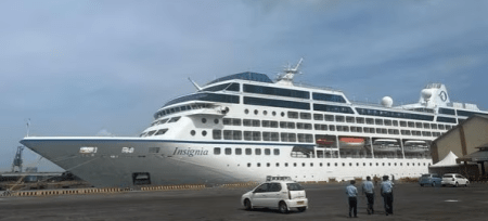 ಮಂಗಳೂರು ಬಂದರಿಗೆ ಆಗಮಿಸಿದ 7ನೇ ವಿಹಾರ ನೌಕೆ