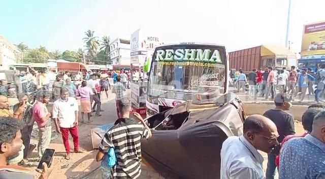 ಬಸ್ ಚಾಲಕನ ಅಜಾಗರುಕತೆ ಚಾಲನೆಯಿಂದ ಸರಣಿ ಅಪಘಾತ