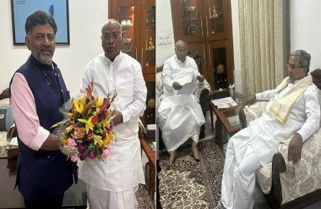 ಅಧಿಕಾರ ಹಂಚಿಕೆ ಸೂತ್ರಕ್ಕೆ ಒಪ್ಪಿದ ಸಿದ್ಧು, ಡಿಕೆಶಿ: 30-30 ತಿಂಗಳು ಸಿಎಂ ಪಟ್ಟ