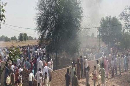 ರಾಜಸ್ಥಾನ: ಮಿಗ್-21 ಯುದ್ಧ ವಿಮಾನ ಪತನ – ಇಬ್ಬರು ಸ್ಥಳೀಯರು ಮೃತ್ಯು