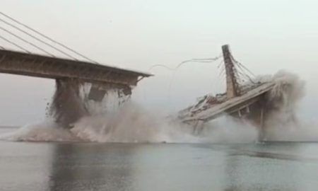 ಬರೊಬ್ಬರಿ 1,700 ಕೋಟಿ ರೂ.ವೆಚ್ಚದಲ್ಲಿ ನಿರ್ಮಾಣವಾಗುತ್ತಿದ್ದ ಸೇತುವೆ ಕುಸಿತ