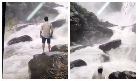 ಉಡುಪಿ: ರೀಲ್ಸ್ ಮಾಡಲು ಹೋಗಿ ಜಲಪಾತಕ್ಕೆ ಜಾರಿ ಬಿದ್ದ ಯುವಕ