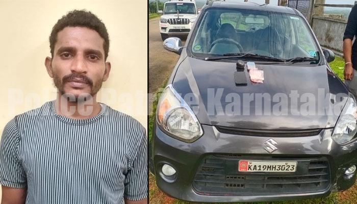 ಮಾದಕ ವಸ್ತು ಹೊಂದಿದ್ದ ವ್ಯಕ್ತಿಯ ಬಂಧನ: 6.35 ಲಕ್ಷದ ಸೊತ್ತುಗಳ ವಶ