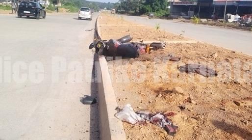 ಬೈಕ್, ಕಾರು ಢಿಕ್ಕಿ- ತಾ.ಪಂ.ಮಾಜಿ ಸದಸ್ಯ ಆಸ್ಪತ್ರೆಗೆ ದಾಖಲು..!