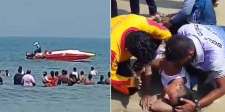 ಮುರುಡೇಶ್ವರ : ಸಮುದ್ರದಲ್ಲಿ ಮುಳುಗುತ್ತಿದ್ದ ಮೂವರು ಯುವಕರ ರಕ್ಷಣೆ