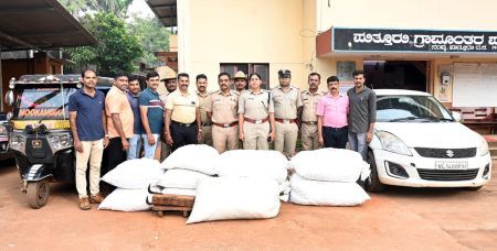 ಪುತ್ತೂರು ಗ್ರಾಮಾಂತರ ಠಾಣಾ ಪೊಲೀಸರ ಕಾರ್ಯಾಚರಣೆ-ನಾಲ್ವರು ಅಡಿಕೆ ಕಳ್ಳರ ಬಂಧನ