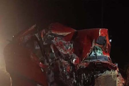 ಬೋರ್ ವೆಲ್ ಲಾರಿ ಕಾರಿಗೆ ಢಿಕ್ಕಿ; ದಕ್ಷಿಣ ಕನ್ನಡದ ಇಬ್ಬರು ಸಾವು