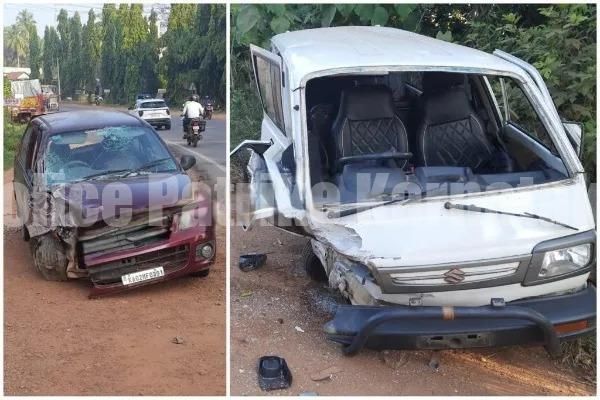 ಪುತ್ತೂರು : ಓಮ್ನಿ- ಕಾರು ಡಿಕ್ಕಿ, ಯಕ್ಷಗಾನ ಕಲಾವಿದರು ಸಹಿತ ನಾಲ್ವರಿಗೆ ಗಾಯ..!