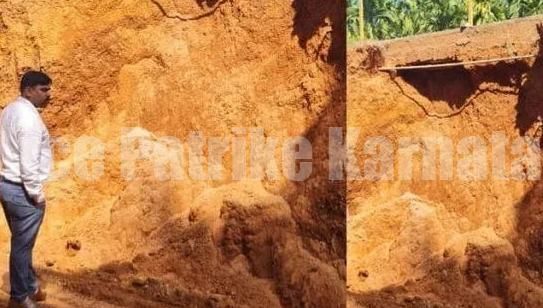 ವಿಟ್ಲ: ಗುಡ್ಡ ಜರಿದು ಮಣ್ಣಿನಡಿ ಸಿಲುಕಿದ ಇಬ್ಬರು ಕಾರ್ಮಿಕರು..!