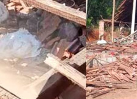 ವಿಟ್ಲ: ದಿಢೀರ್ ಕುಸಿದು ಬಿದ್ದ ಕೋಳಿ ಫಾರ್ಮ್ ಕಟ್ಟಡ; ಲಕ್ಷಾಂತರ ರೂ.ನಷ್ಟ