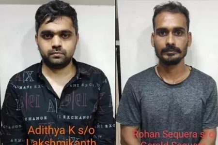 ಮಂಗಳೂರು: ಗಾಂಜಾ ಮಾರಾಟಕ್ಕೆ ಯತ್ನಿಸುತ್ತಿದ್ದ ಇಬ್ಬರು ಅರೆಸ್ಟ್-1.66 ಲಕ್ಷ ಮೌಲ್ಯದ ಮಾದಕ ದ್ರವ್ಯ ವಶಕ್ಕೆ