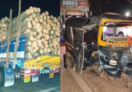 ಬಂಟ್ವಾಳ: ಲಾರಿ ಮತ್ತು ರಿಕ್ಷಾ ನಡುವೆ ಅಪಘಾತ- ಚಾಲಕನಿಗೆ ಗಾಯ