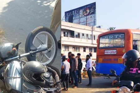 ಮಂಗಳೂರು: ಕೆಎಸ್ಆರ್ ಟಿಸಿ ಬಸ್ ಧಾವಂತಕ್ಕೆ ಜೀವ ಕಳೆದುಕೊಂಡ ಬೈಕ್ ಸವಾರ