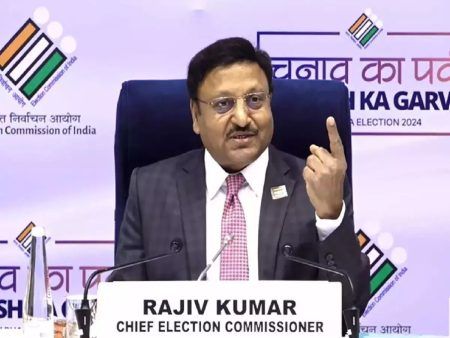 ಲೋಕಸಭಾ ಚುನಾವಣೆ ಏಪ್ರಿಲ್ 19ರಿಂದ ಮತದಾನ ಆರಂಭ, ಜೂನ್ 4ಕ್ಕೆ ಫಲಿತಾಂಶ