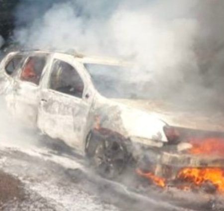 ಬಂಟ್ವಾಳ: ಏಕಾಏಕಿ ಬೆಂಕಿ ಹತ್ತಿ ಉರಿದ ಕಾರು..!
