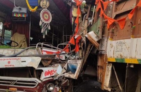 ಬಜ್ಪೆ: ಲಾರಿ ಬ್ರೇಕ್ ಫೇಲ್ ಆಗಿ ಸರಣಿ ಅಪಘಾತ..!