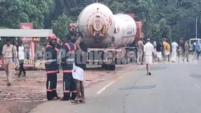 ಕಾಸರಗೋಡು: ಟ್ಯಾಂಕರ್ ನಿಂದ ಅನಿಲ ಸೋರಿಕೆ: ಸುತ್ತಮುತ್ತಲಿನ ಕುಟುಂಬಗಳ ಸ್ಥಳಾಂತರ