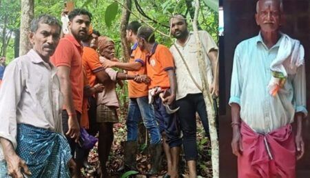ನಾಪತ್ತೆಯಾಗಿದ್ದ ಶಿಬಾಜೆ ನಿವಾಸಿ ಪತ್ತೆ – ನೀರು ಮಾತ್ರ ಕುಡಿದು 6 ದಿನ ಅರಣ್ಯದಲ್ಲಿ ಕಳೆದಿದ್ದ ವೃದ್ದ