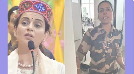 ಸಂಸದೆ ಕಂಗನಾಗೆ ಕಪಾಳಮೋಕ್ಷ ಮಾಡಿದ್ದ ಮಹಿಳಾ ಕಾನ್ಸ್ಟೇಬಲ್ ಅಮಾನತು