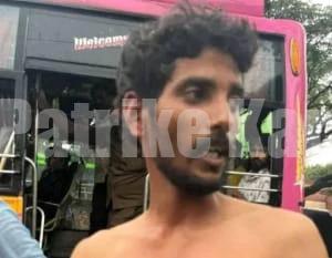 ಯುವತಿಯೊಂದಿಗೆ ಬಸ್ ನಲ್ಲಿ ಅಸಭ್ಯ ವರ್ತನೆ; ಯುವಕನಿಗೆ ಧರ್ಮದೇಟು ನೀಡಿದ ಸಾರ್ವಜನಿಕರು