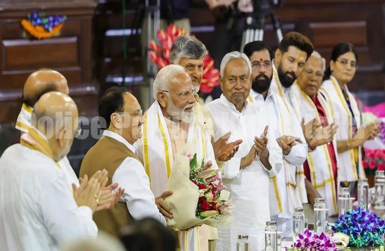 BREAKING : ಪ್ರಮಾಣವಚನ ಸ್ವೀಕಾರಕ್ಕೂ ಮುನ್ನ ʻNDAʼ ನಾಯಕರಿಗೆ ಚಹಾಕೂಟ ಏರ್ಪಡಿಸಿದ ನರೇಂದ್ರ ಮೋದಿ