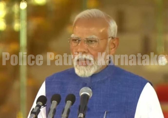 ಈಶ್ವರನ ಹೆಸರಿನಲ್ಲಿ 3ನೇ ಬಾರಿಗೆ ಪ್ರಧಾನಮಂತ್ರಿಯಾಗಿ ಪ್ರಮಾಣವಚನ ಸ್ವೀಕರಿಸಿದ ಮೋದಿ