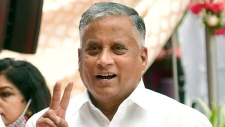 BREAKING: ರಾಜ್ಯದಲ್ಲಿ ಬಿಜೆಪಿಗೆ ಮೊದಲ ಜಯ: ತುಮಕೂರಿನಲ್ಲಿ ವಿ. ಸೋಮಣ್ಣ ಗೆಲುವು