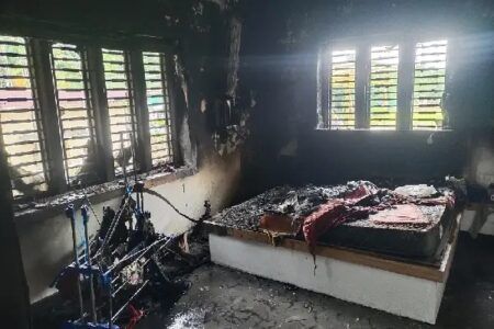 ಕಡಬ: ವಿದ್ಯುತ್ ಶಾರ್ಟ್ ಸರ್ಕ್ಯೂಟ್ನಿಂದ ಮನೆಗೆ ಬೆಂಕಿ..!