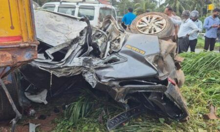 ಕಾಪು: ಬೈಕ್ -ಕಾರು ಮುಖಾಮುಖಿ ಢಿಕ್ಕಿ; ಬೈಕ್ ಸವಾರ ಮೃತ್ಯು