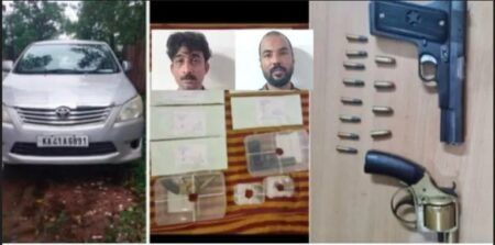 ಮಂಗಳೂರು: ಭೂಗತ ಪಾತಕಿ ಕಲಿ ಯೋಗೀಶನ ಸಹಚರರಿಬ್ಬರ ಸೆರೆ: ಪಿಸ್ತೂಲ್, ರಿವಾಲ್ವರ್ ವಶ