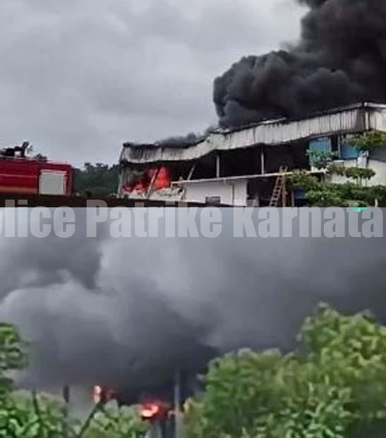 ಮಂಗಳೂರು: ಶಾರ್ಟ್ ಸರ್ಕ್ಯೂಟ್ ನಿಂದ ಹೊತ್ತಿ ಉರಿದ ‘ಫಿಶ್ ಮಿಲ್’ : ಲಕ್ಷಾಂತರ ವಸ್ತುಗಳು ಬೆಂಕಿಗಾಹುತಿ