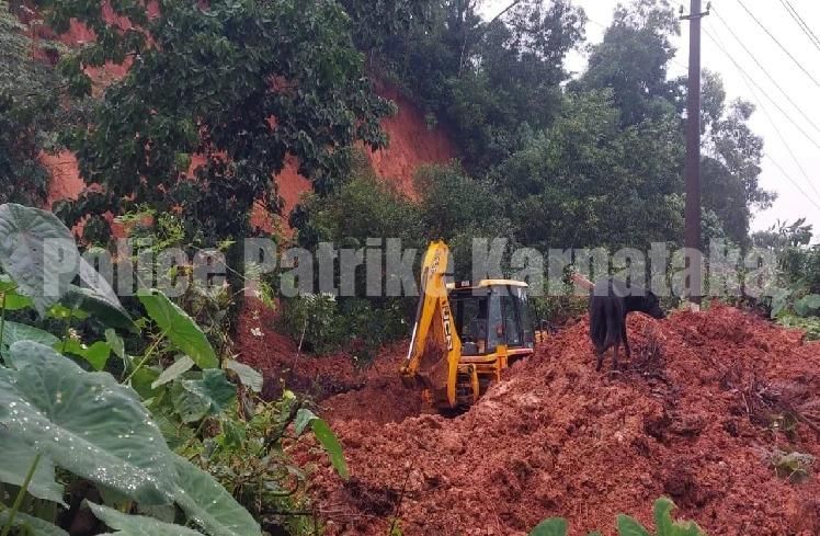 ಪುತ್ತೂರು: ಗುಡ್ಡ ಕುಸಿತ, ಮಾಣಿ ಮೈಸೂರು ರಾಷ್ಟ್ರೀಯ ಹೆದ್ದಾರಿ ಬಂದ್