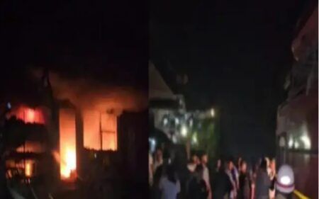 ಪುತ್ತೂರು: ಹಾರ್ಡ್ ವೇರ್ ಅಂಗಡಿಯೊಂದಕ್ಕೆ ಬೆಂಕಿ ತಗಲಿ ಸಂಪೂರ್ಣ ಹಾನಿ..!