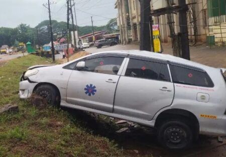 ಮಂಗಳೂರು: ಆಂಬ್ಯುಲೆನ್ಸ್ ಅಪಘಾತ – ರೋಗಿ ಮೃತ್ಯು..!