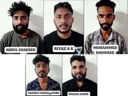 ಮಂಗಳೂರು: ಎಂಡಿಎಂಎ ಮಾದಕದ್ರವ್ಯ ಮಾರುತ್ತಿದ್ದ ಐವರು ಸಿಸಿಬಿ ಬಲೆಗೆ