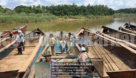 ಮಂಗಳೂರು: ನೇತ್ರಾವತಿ ನದಿ ತೀರದಲ್ಲಿ ಅಕ್ರಮ ಮರಳುಗಾರಿಕೆ ಅಡ್ಡೆ ಮೇಲೆ ದಾಳಿ – 23 ಬೋಟುಗಳು ವಶಕ್ಕೆ